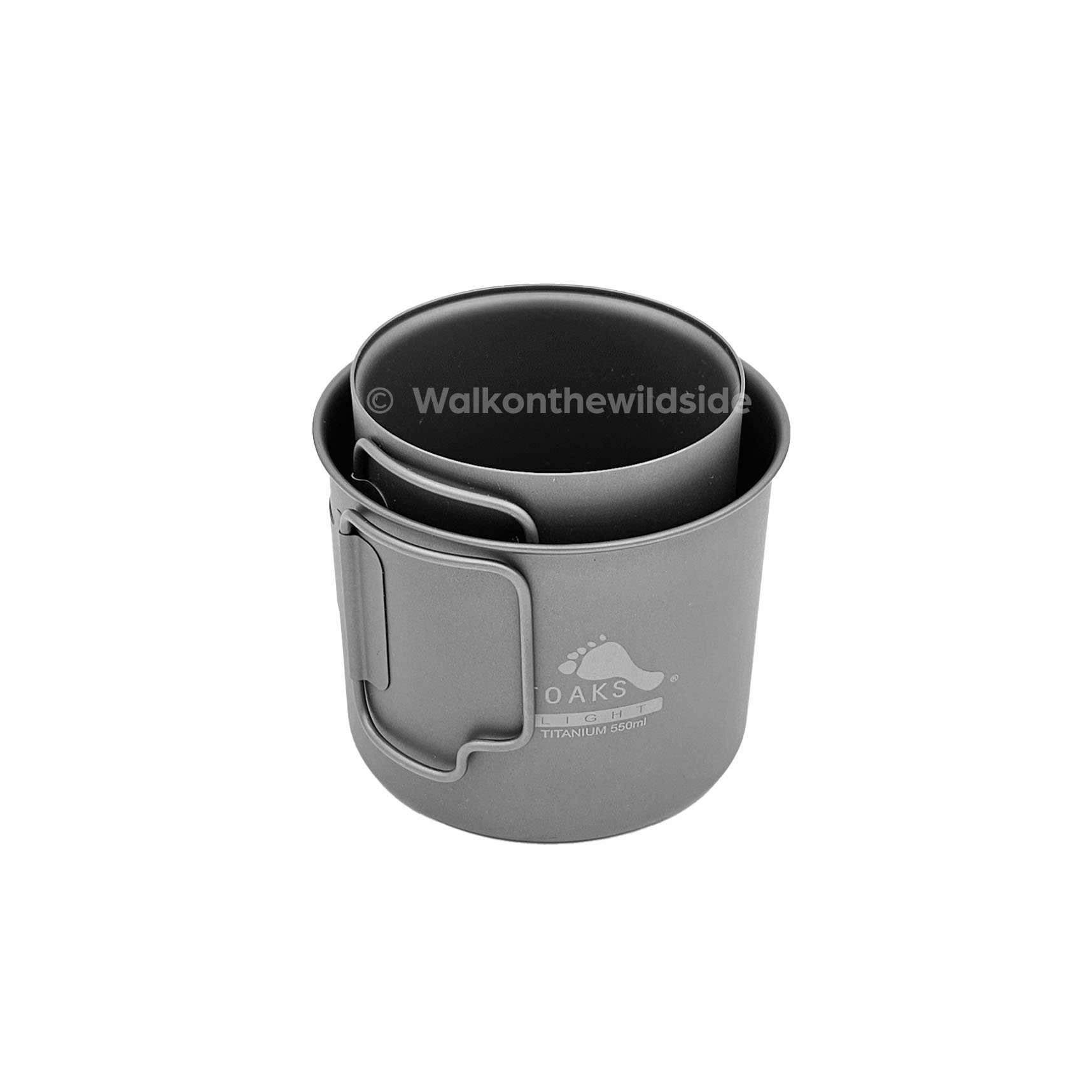 Toaks Pot 550-L mit Cup 370DW darin